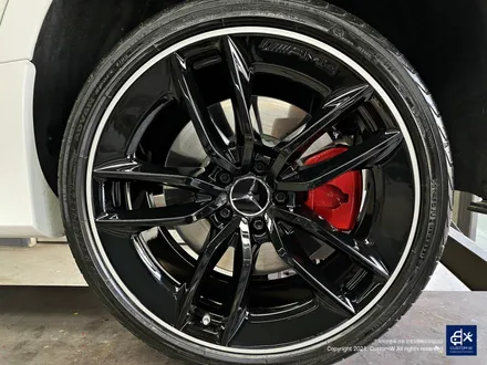 벤츠 CLS53 AMG 블랙실버 투톤 유광 휠도색 + 레드 캘리퍼 도색 / 용인 처인구