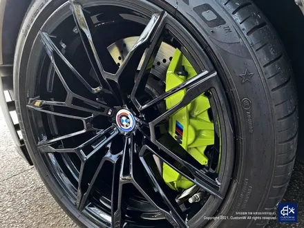 BMW G80 M3 블랙유광 휠도색 + 애시드 그린 캘리퍼 도색 / 용인 처인구