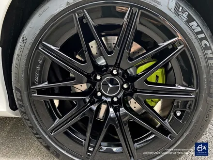 벤츠 신형 GT43 AMG 블랙유광 휠도색 + 애시드 그린 캘리퍼 도색 / 용인 처인구