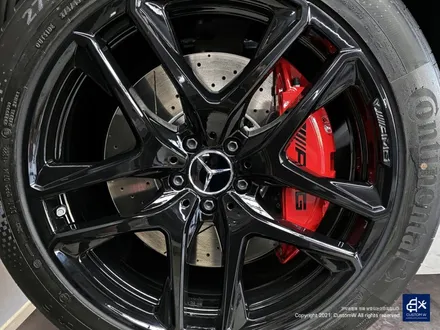 벤츠 신차 GLE53 AMG 블랙유광 휠도색 & 레드 캘리퍼 도색 / 용인 처인구