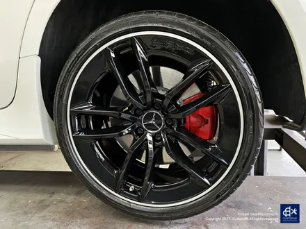 벤츠 CLS53 AMG 블랙실버 투톤 유광 휠도색 + 레드 캘리퍼 도색 / 용인 처인구