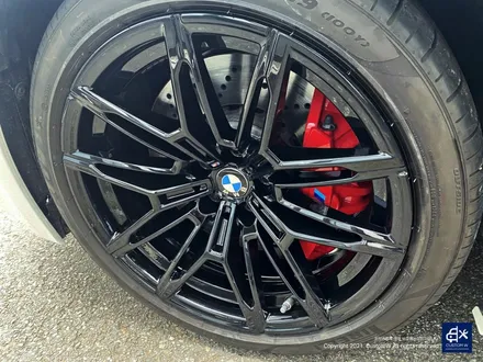 BMW 신형 G87 M2 930M 블랙유광 휠도색 + 레드 캘리퍼 도색 / 용인 처인구