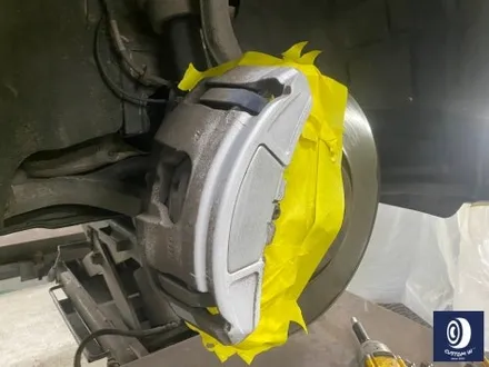 아우디 A7 50TFSI 20인치 다이아몬드 커팅 가공을 이용한 블랙 폴리시 커스텀 투톤 휠도색 + 심각한 부식 제거 후, 카본 세라믹 골드(오렌지 골드) 캘리퍼 도색 작업까지_! / 용인 처인구