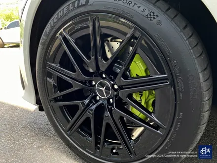 벤츠 신형 GT43 AMG 블랙유광 휠도색 + 애시드 그린 캘리퍼 도색 / 용인 처인구