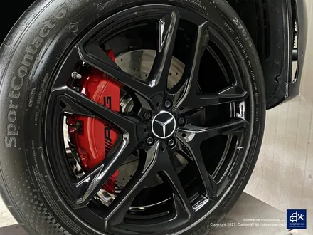 벤츠 GLE53 AMG 블랙유광 휠도색 & 레드 캘리퍼 도색 / 용인 처인구