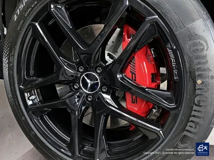 벤츠 신차 GLE53 AMG 블랙유광 휠도색 & 레드 캘리퍼 도색 / 용인 처인구