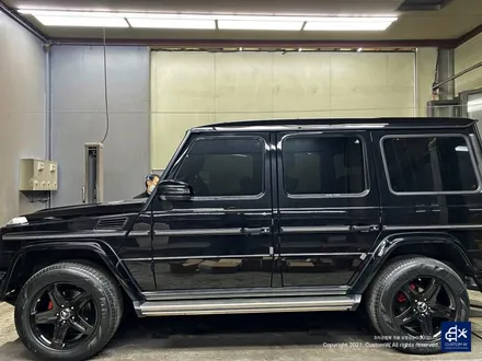벤츠 G350 G바겐 블랙유광 휠도색 + 레드 캘리퍼 도색 / 용인 처인구