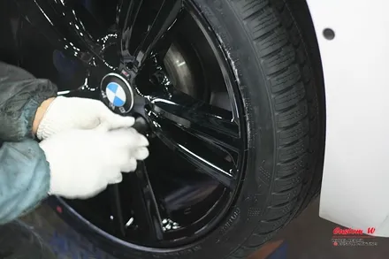 블랙유광 휠도색, BMW 435D 19인치 다이아몬드컷팅휠 블랙으로 변신! / 용인 처인구