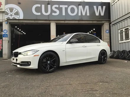 잘못 된 휠수리를 했던 BMW320D 스포츠 맷블랙 휠도색으로 다시 새 휠로! / 용인 처인구