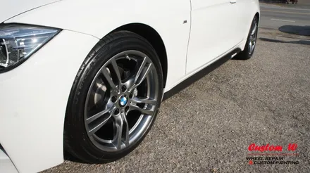 BMW 신차 휠도색- 328I 고스트크롬. / 용인 처인구