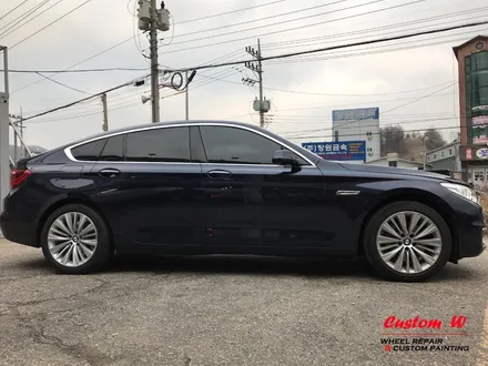 스마트폰(아이폰7플러스)로 찍어 본 BMW 5GT 1개의 다이아몬드컷팅 휠수리. / 용인 처인구