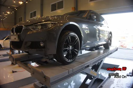 BMW F30 3시리즈 330i 400M 휠 블랙유광 휠도색. / 용인 처인구