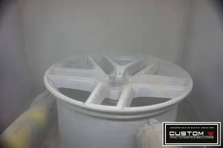 벤츠 C292 GLE 쿠페 휠 상처수리 후 블랙유광 휠도색, 레드 캘리퍼도색. / 용인 처인구