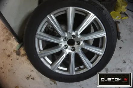 볼보 XC90 덩치큰 SUV에 어울리는 휠도색과 캘리퍼도색. / 용인 처인구