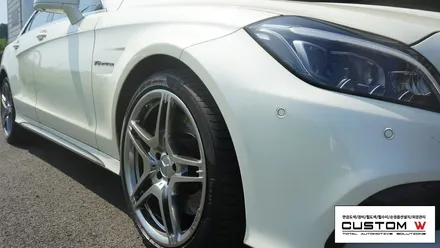 벤츠 CLS 63 AMG 고스트크롬 휠도색. / 용인 처인구