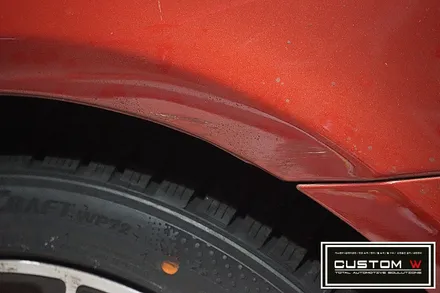벤츠 CLS 250 상처 심한 휠 다이아몬드 컷팅 휠수리 , 운전석 리어휀더, 범퍼 판금도색 외형복원 작업까지 한번에_! 원스탑 토탈 솔루션 커스텀W / 용인 처인구
