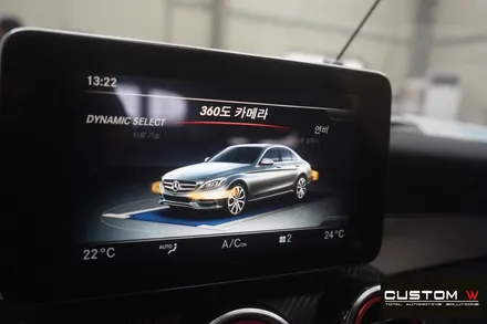W205 벤츠 C클래스 C220d 순정 어라운드뷰 360도 카메라 레트로핏. / 용인 처인구
