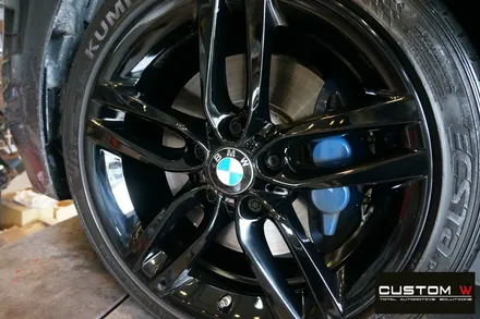 보기드문 BMW 220D 쿠페 블랙유광 휠도색. / 용인 처인구