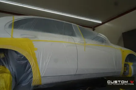 벤츠 W213 E300 AMG 라인 19인치 별휠 다이아몬드 컷팅 블랙 폴리시 작업, 캘리퍼 도색. / 용인 처인구