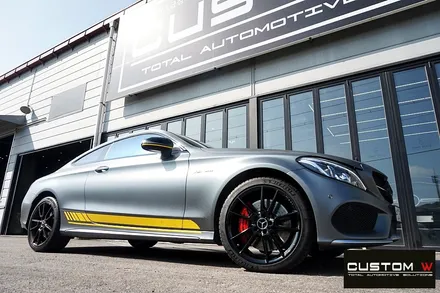 벤츠 C43 AMG 블랙유광 휠도색 / 용인 처인구