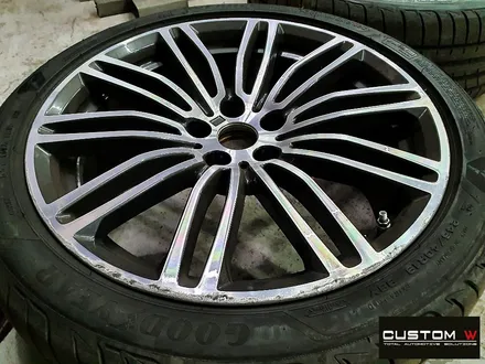 BMW G30 530i 664M 휠 수리 후 블랙유광 휠도색 / 용인 처인구