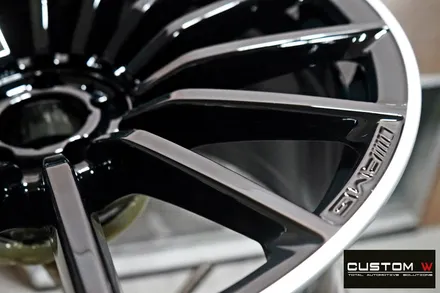벤츠 GT43 AMG 블랙실버 투톤 휠도색, 골드 캘리퍼 도색 / 용인 처인구