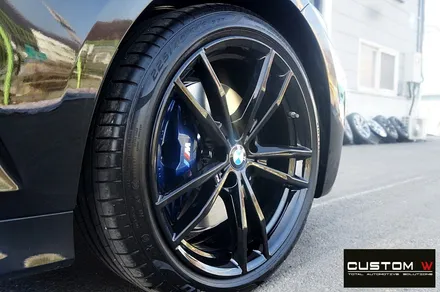 BMW G20 330i 블랙유광 휠도색 / 용인 처인구