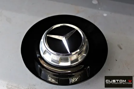 벤츠 GT AMG 쿠페 정확한 공정으로 블랙유광 휠 도색, 골드 캘리퍼 도색 / 용인 처인구