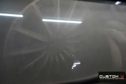 벤츠 GT43 AMG 블랙유광 휠 도색 + 카본 세라믹 골드 캘리퍼 도색 (블랙 차량) / 용인 처인구