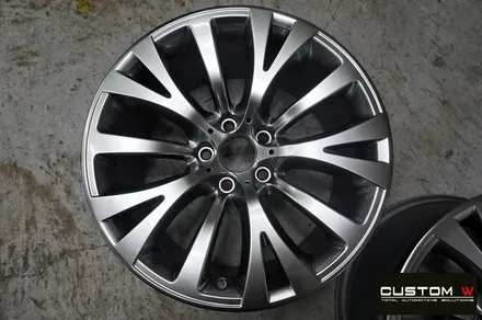BMW 5GT 휠 상처 수리 후 고스트크롬 휠 도색 / 용인 처인구