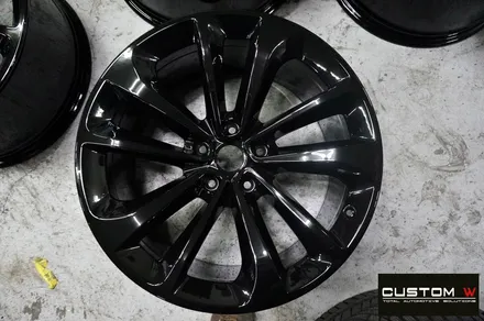 최강 럭셔리 SUV 벤틀리 벤테이가 블랙유광 휠 도색 / 용인 처인구