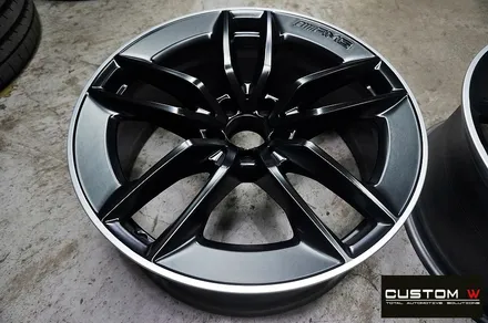 벤츠 CLS53 AMG 투톤무광 휠도색 + 카본 세라믹 골드 캘리퍼 도색 / 용인 처인구