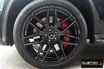 벤츠 GLE63 AMG 22인치 블랙유광 휠도색 / 용인 처인구