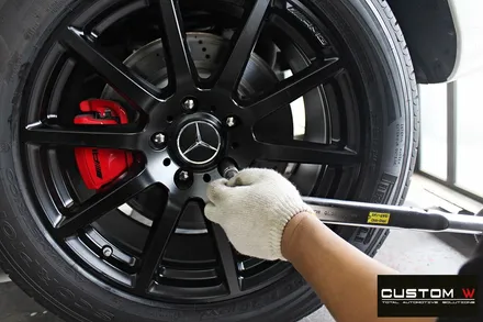 벤츠 신형 G63 AMG 무광블랙(맷블랙) 휠도색 / 용인 처인구