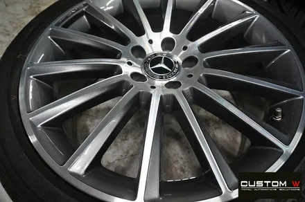 벤츠 C220d 마차휠 다이아몬드 컷팅 휠복원 / 용인 처인구