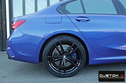 BMW G20 330i 블랙유광 휠도색 / 용인 처인구