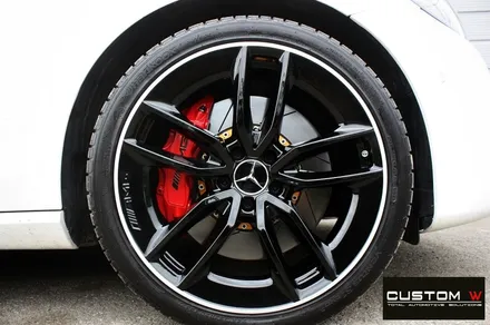 벤츠 E53 AMG 블랙 실버 투톤 유광 휠도색 / 용인 처인구