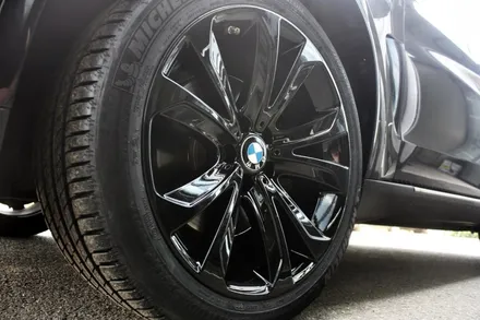 BMW X5 휠 상처 수리 후 블랙유광 휠도색 / 용인 처인구