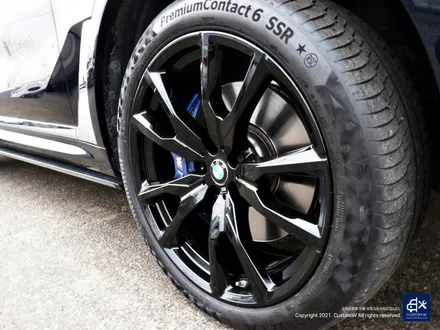 BMW X7 휠 상처 수리 후 블랙유광 휠도색 / 용인 처인구