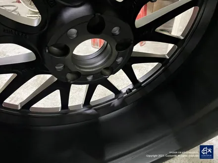 벤츠 A45 AMG 블랙실버 무광 투톤 휠도색 & 레드 캘리퍼 도색 / 용인 처인구