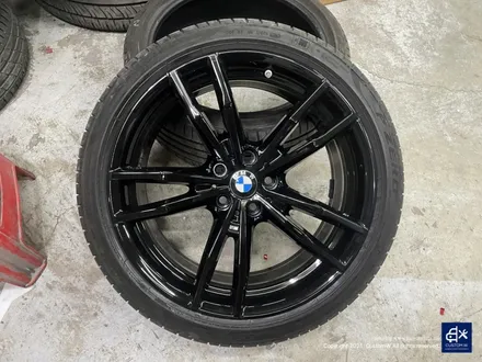 BMW G20 320d 투어링 791M 휠수리 후 블랙유광 휠도색 / 용인 처인구