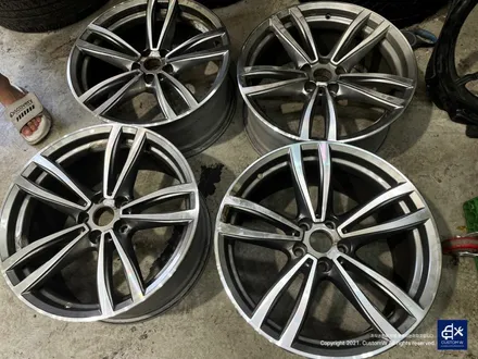 BMW G30 530i 647M 박리 후 블랙유광 휠도색 / 용인 처인구