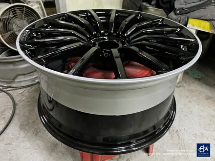 벤츠 GT43 AMG 블랙실버 투톤 유광 휠도색 / 용인 처인구