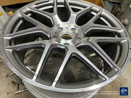 벤츠 G63 AMG G바겐 22인치 블랙 실버 투톤 무광 휠도색 / 용인 처인구