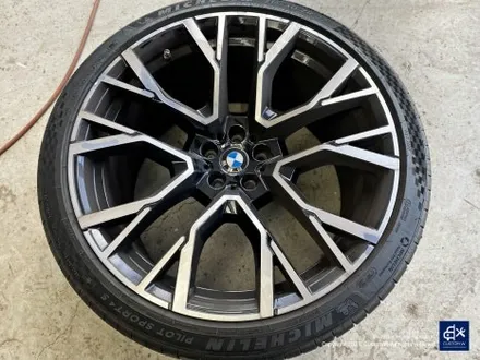 BMW X5M 809M 휠수리 후 블랙유광 휠도색 / 용인 처인구