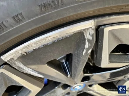 BMW iX50 휠수리 후 블랙유광 휠도색 / 용인 처인구