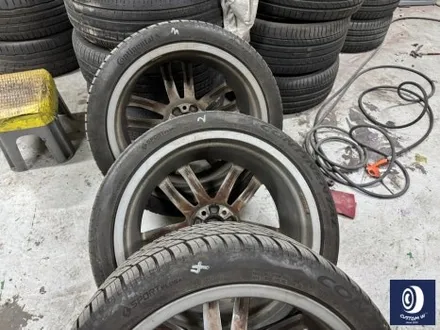 아우디 A7 50TFSI 20인치 다이아몬드 커팅 가공을 이용한 블랙 폴리시 커스텀 투톤 휠도색 + 심각한 부식 제거 후, 카본 세라믹 골드(오렌지 골드) 캘리퍼 도색 작업까지_! / 용인 처인구