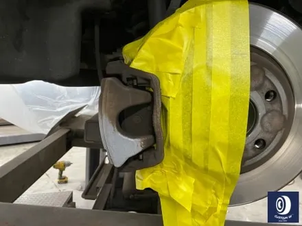 벤츠 W213 E300 엄청난 부식_! 제거 후, 레드 캘리퍼 도색 / 난관을 해결하고 성취감과 뿌듯함을 주셔서 감사합니다 /이제는 부식 걱정 없어요~: -) / 용인 처인구