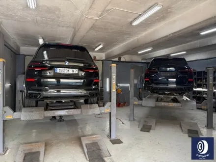 BMW X7 40i 22인치 913M 휠 상처 수리 후, 제트 블랙 / 하이그로시 블랙 (검정 유광) 휠 도색 / 용인 처인구