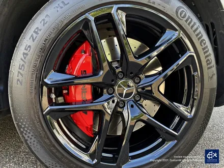 벤츠 GLE53 AMG 쿠페 블랙유광 휠도색 + 레드 캘리퍼 도색 / 용인 처인구